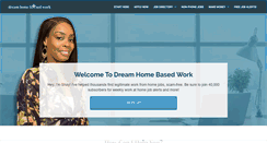 Desktop Screenshot of dreamhomebasedwork.com
